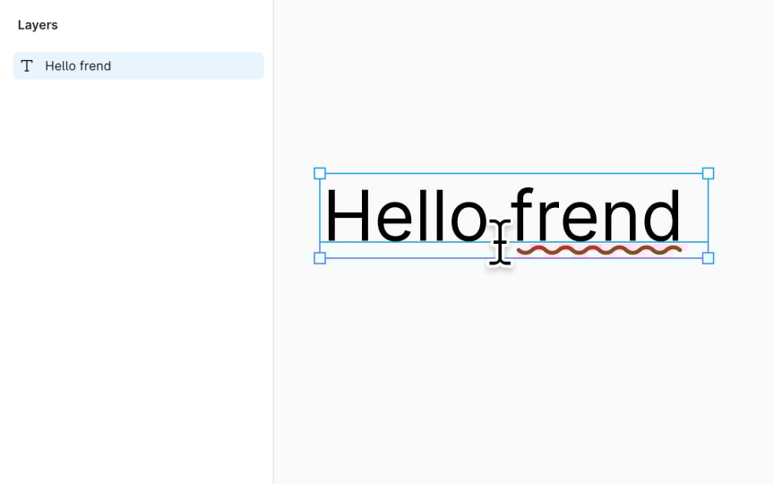 Editing text layers