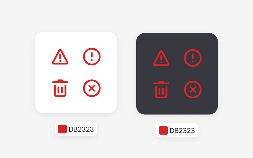 Ensuring accessibility in iconography Bad Practice
