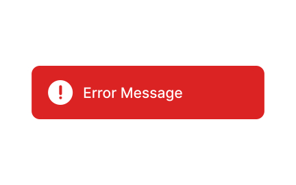 Error alert