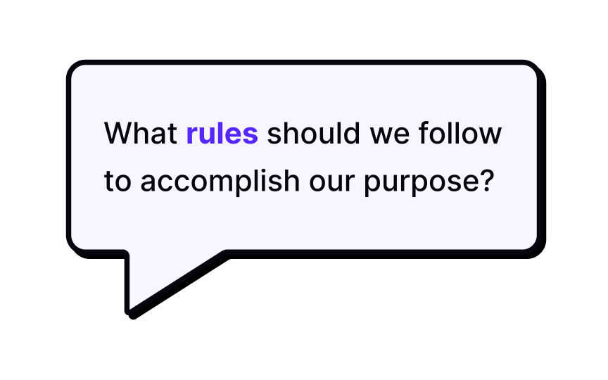 Establishing group operating rules Best Practice