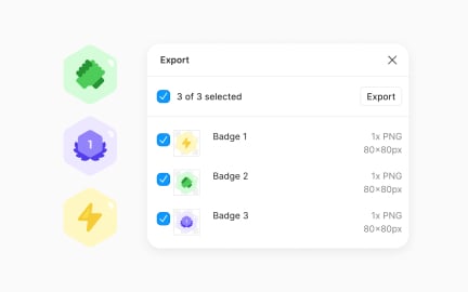 Export files in bulk