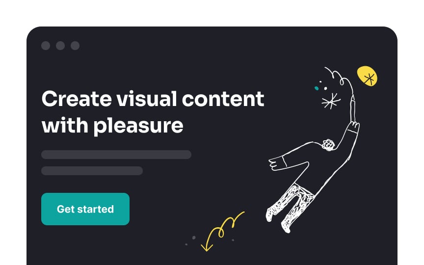 Add visual cues to scroll down Best Practice