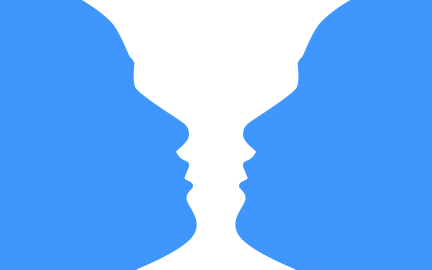 Figure-ground design principle