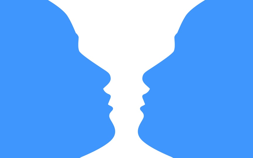 Figure-ground design principle
