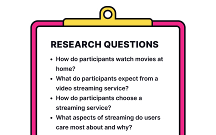 Fill in to match research questions
