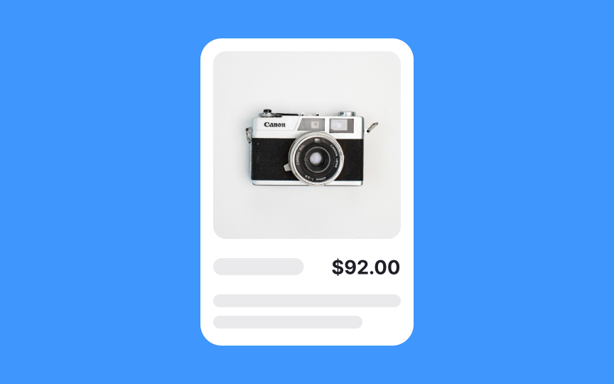 Flat card
