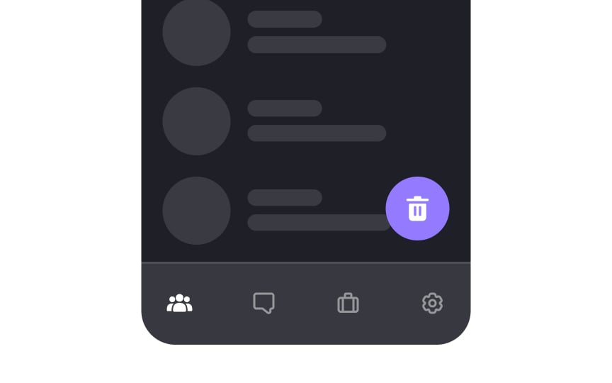 Floating action button (FAB) Bad Practice