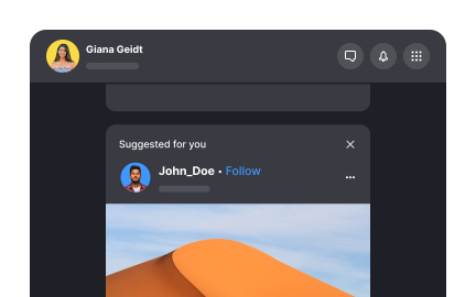 Personalize feeds with recommendations