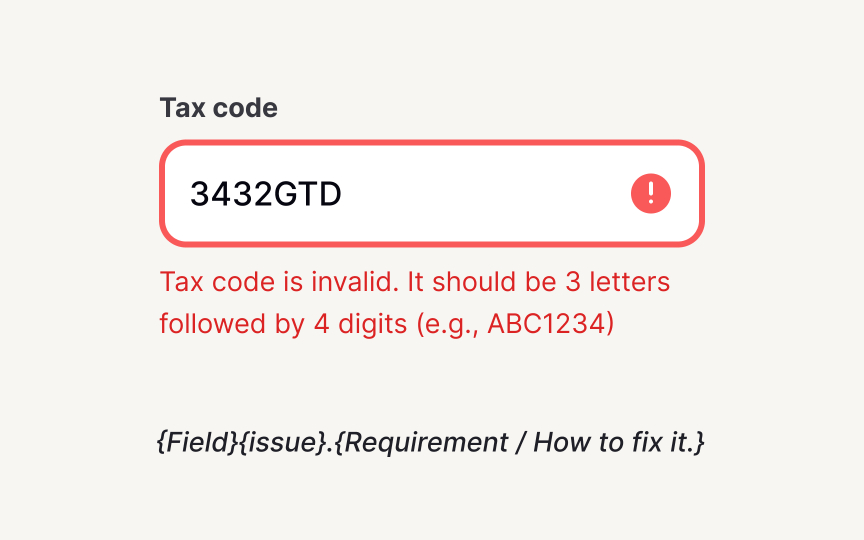 Form validation Best Practice