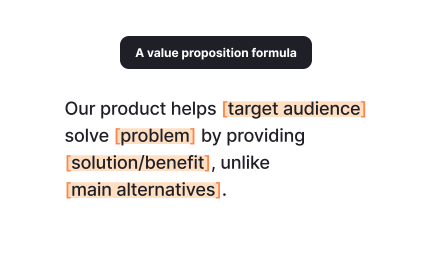 Framing value as a problem solved