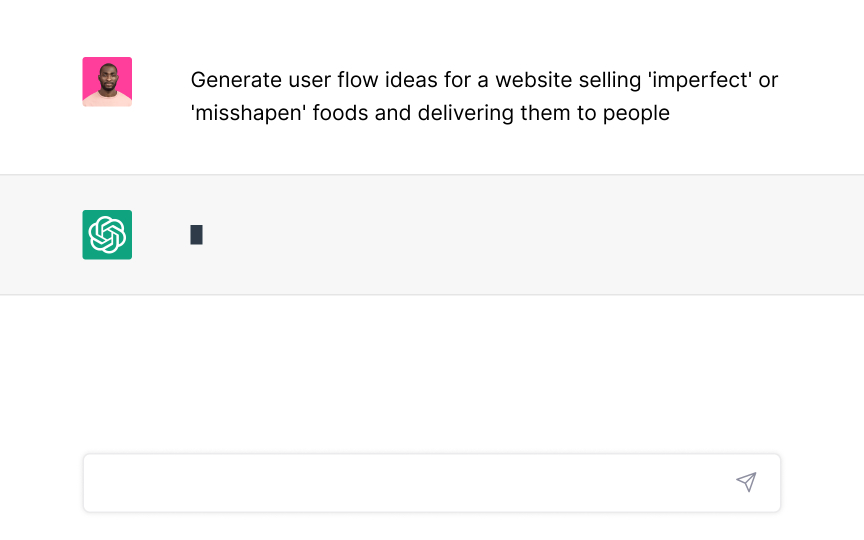 Generate ideas for user flows Bad Practice