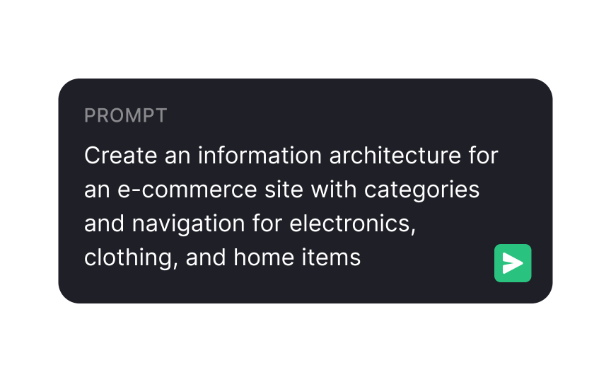 Generate information architecture Best Practice