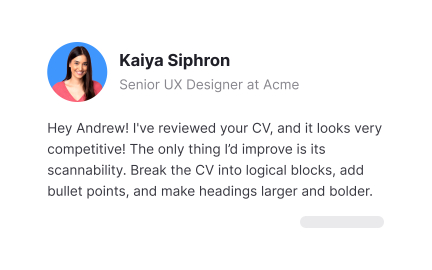 Getting constructive feedback