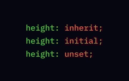 CSS global values