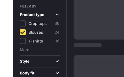 Grouping categories