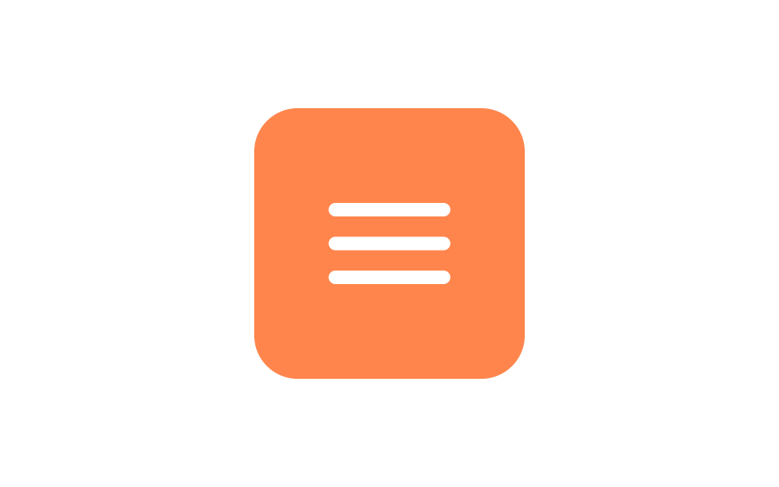 Hamburger menus
