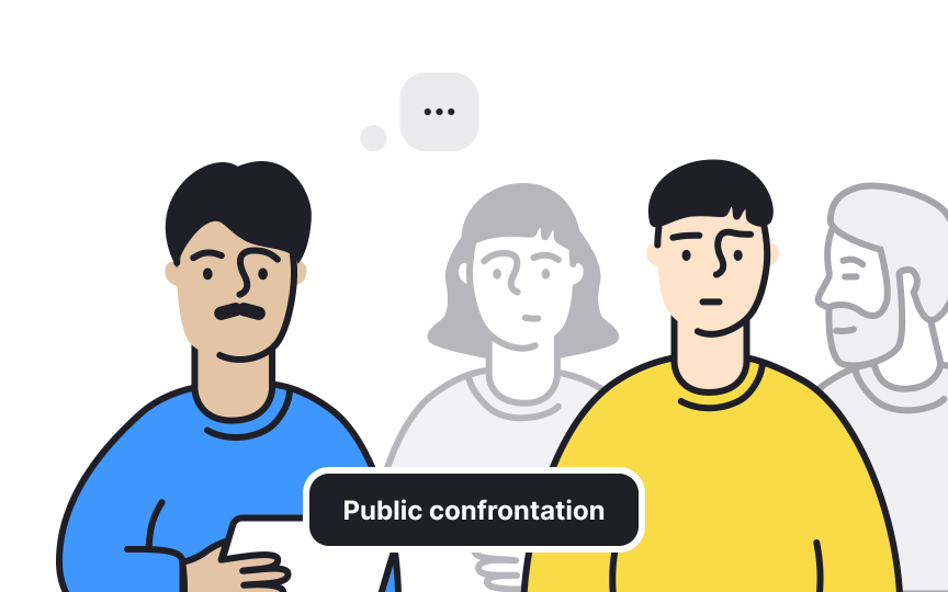 Have an informal dialog Bad Practice