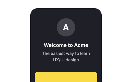 Make a descriptive welcome page