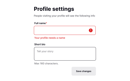 Help users recognize, diagnose, and recover from errors