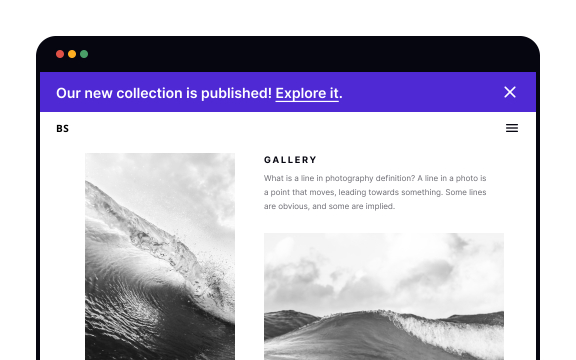 Hold onto users' attention