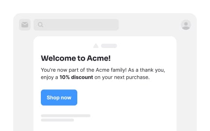 Informational emails