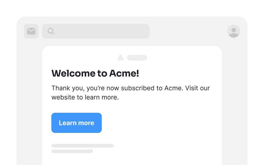 Informational emails Bad Practice
