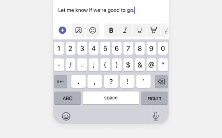 Input accessories and toolbars
