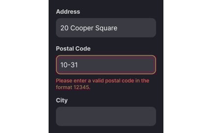 Write clear error messages