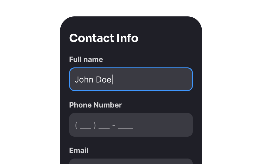 Stick to traditional input styling Best Practice