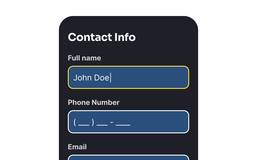 Stick to traditional input styling Bad Practice