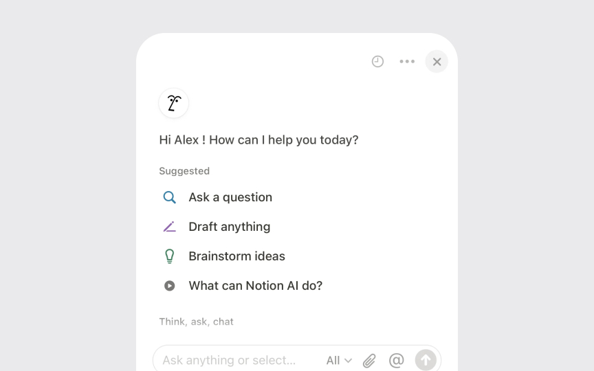 Introducing AI features to existing users