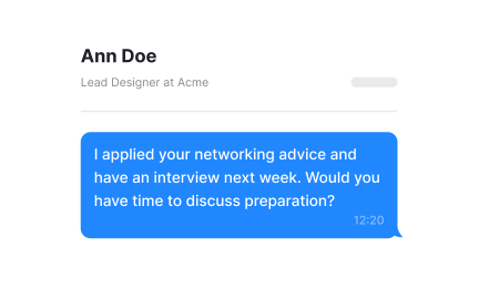 Keep in touch