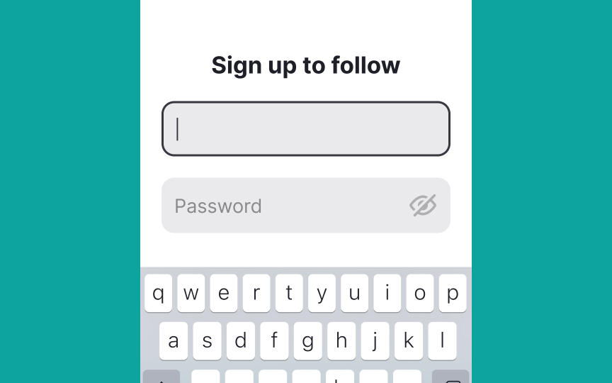 Keep labels visible Bad Practice