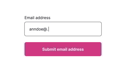 Keep the input in default state