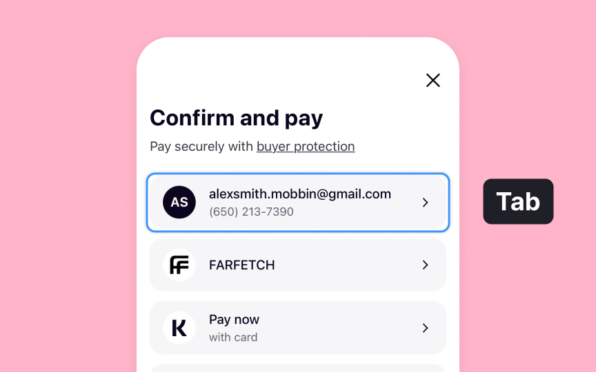 Keyboard navigation support