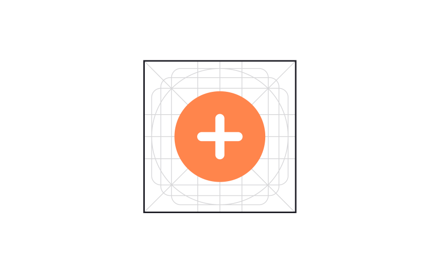 Icon keylines