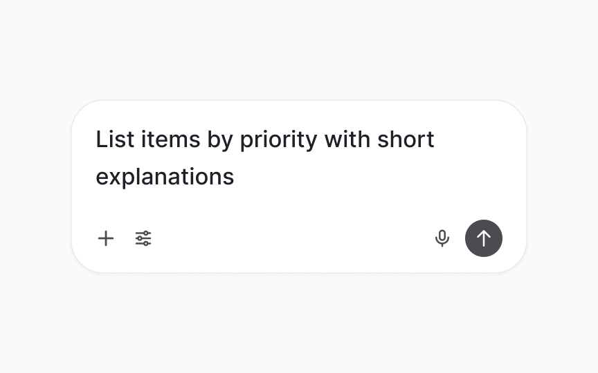 List and structure requests Best Practice