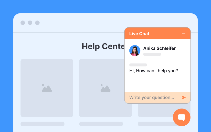 Provide efficient support with live chats Best Practice