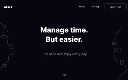 Use visual hierarchy to establish the order of importance