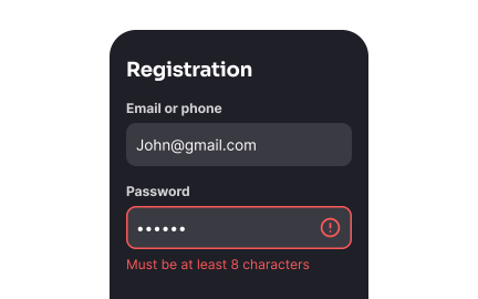 Make important information clear