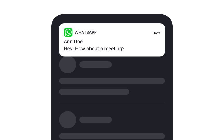 Manage foreground notifications gracefully when the app is in use Bad Practice