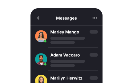 Use indented dividers for lists with images