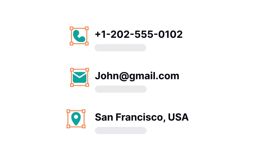 Align icons by their horizontal centers Bad Practice