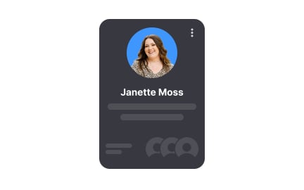 Use a familiar position for a menu icon