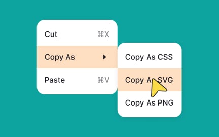 Indicate menu states