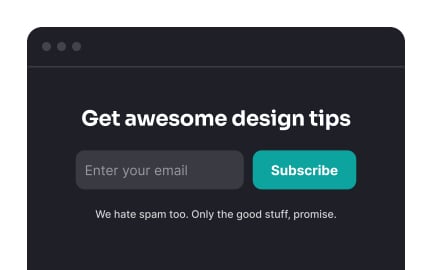Microcopy around CTAs