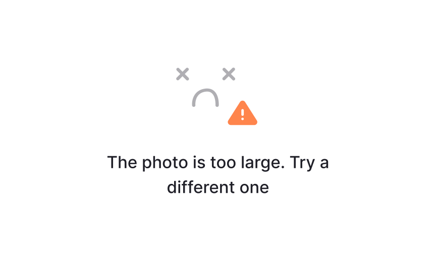 Microcopy patterns for errors and alerts Bad Practice