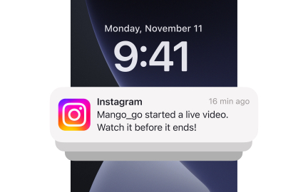Microcopy patterns for push notifications