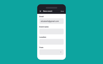 Fullscreen mobile modal