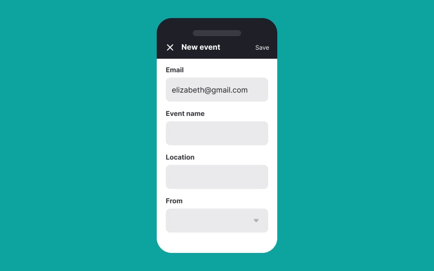 Fullscreen mobile modal